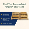 NATURAL WOODEN FOOT MASSAGER ROLLER FOR PAIN AND STRESS RELIEF