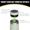 LED Temperature Sensing Water Bottle | Keep Drinks Hot/Cold 12+ Hours  | 500ml Stainless Steel