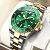 Classic Men's Luxury Watch | Rotating Bezel Stainless Steel Business Dress Watch for Men
