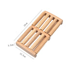 Wooden Foot Massager Roller – Natural Pain Relief & Stress Relaxation Therapy Tool