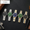 Classic Men's Luxury Watch | Rotating Bezel Stainless Steel Business Dress Watch for Men